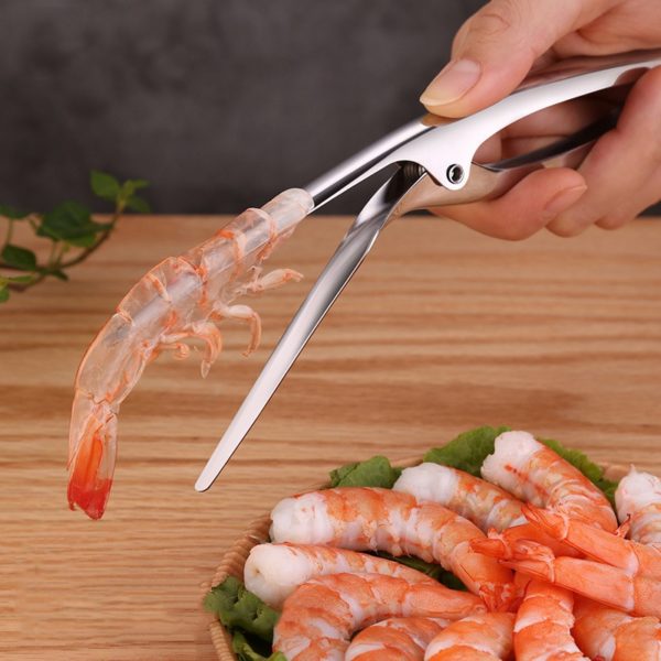 304 Stainless Steel Peel Shrimp Kitchen Tools Crayfish Shell Take Meat Shrimp Separation Device Seafood Gargets Drop Shipping