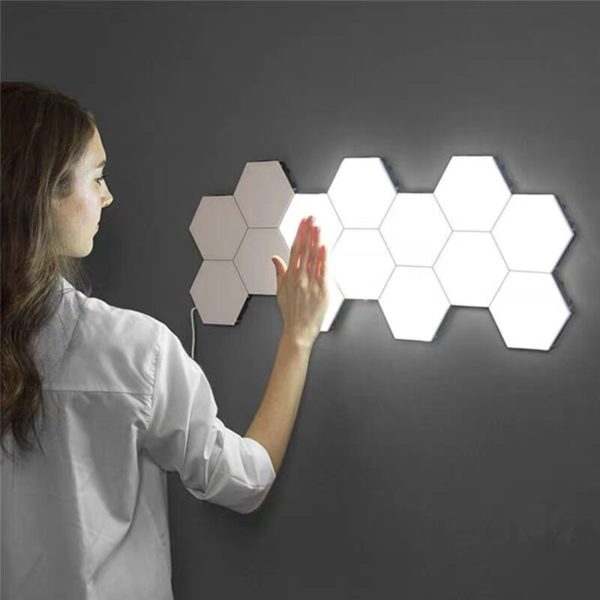 Modern LED Night Lights Quantum Lamp Modular Touch Light Touch Sensitive Lighting LED Night Light Magnetic DIY Indoor Decoration